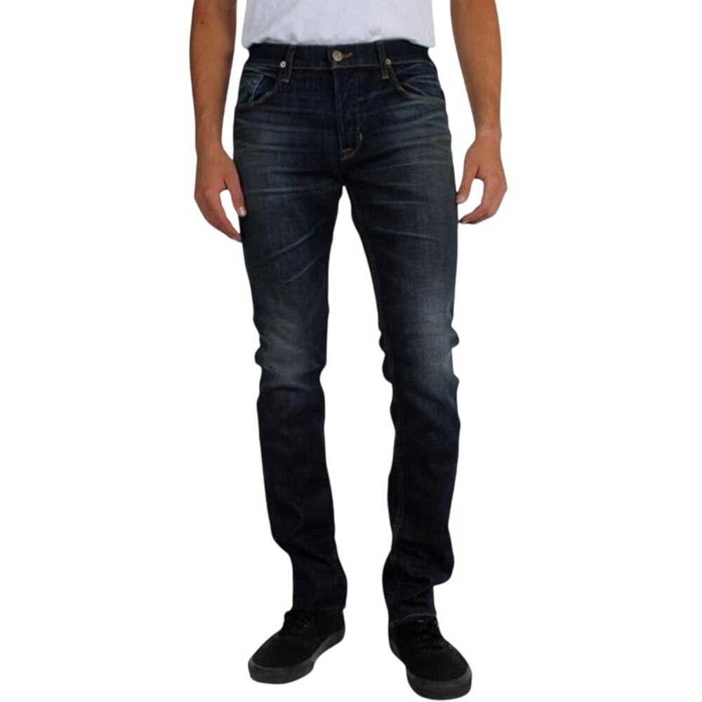 HUDSON Sartor Slouchy Skinny Jean Men 33 Black Button Fly Stylish Classic Travel